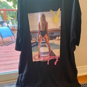 Missguided x Playboy T Shirt Dress